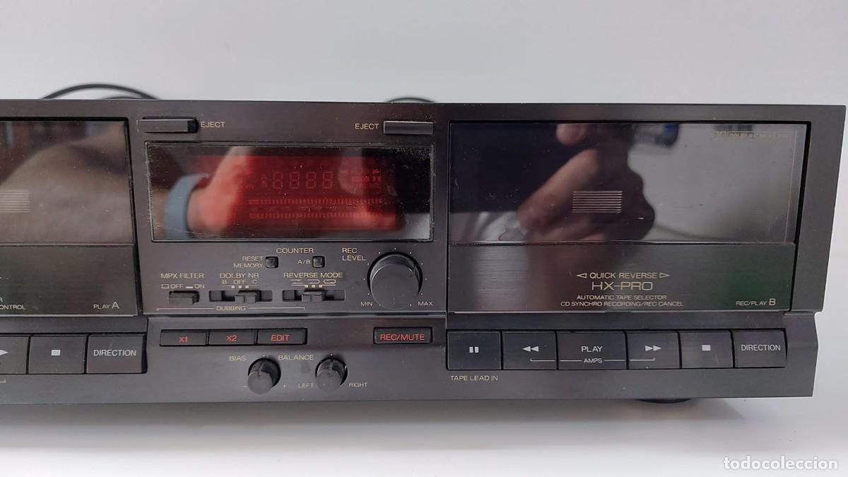 Radios antiguas: Stereo Double Cassette de la marca SANSUI - Foto 4