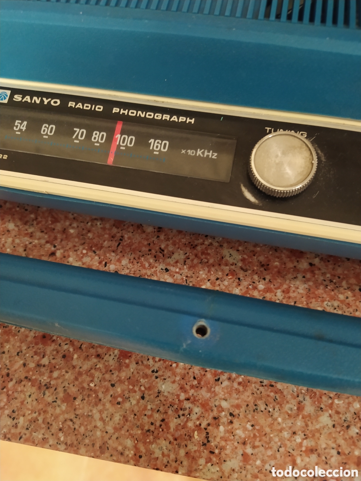 Radios antiguas: Sanyo g-1122 tocadiscos port&aacute;til - Foto 11