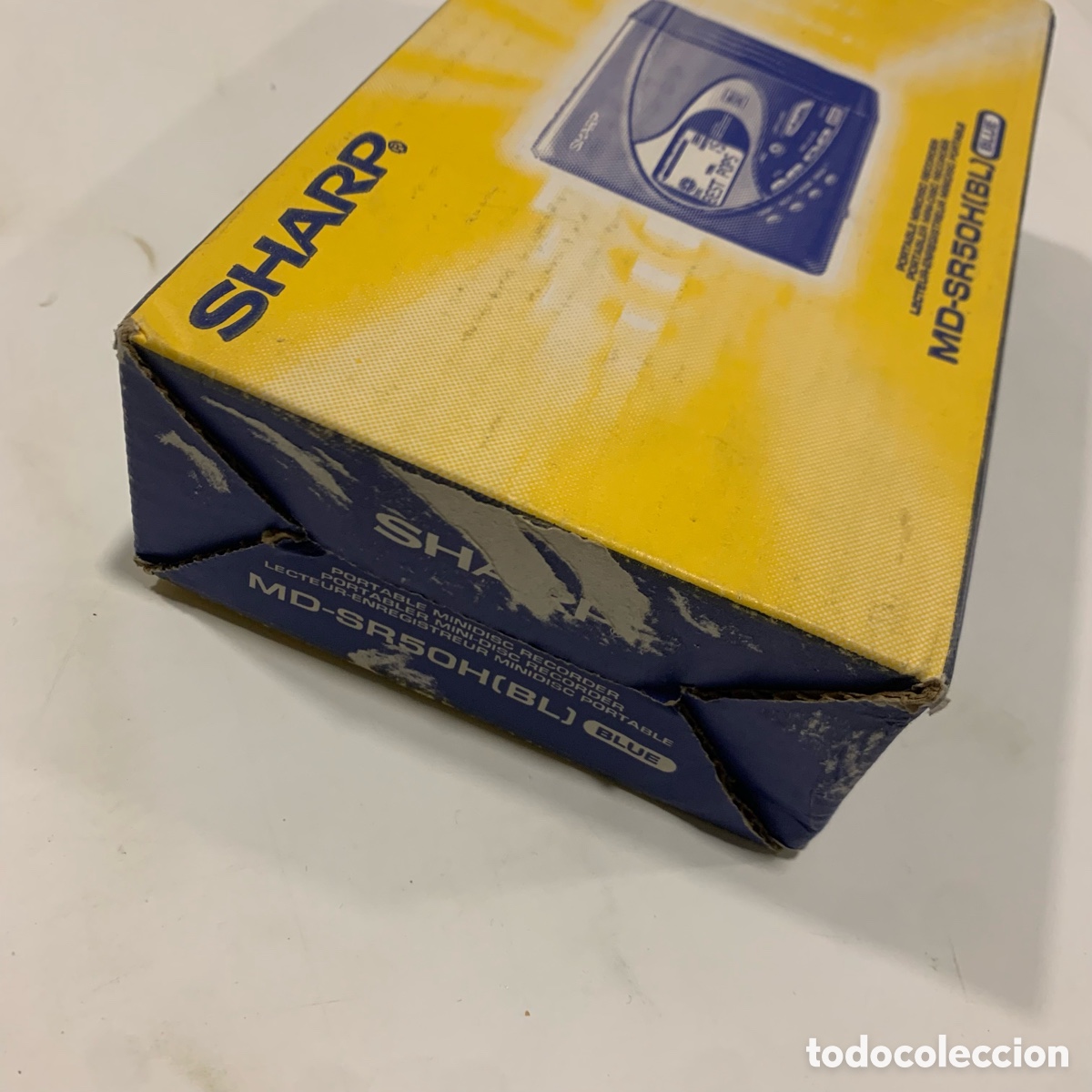 Radios antiguas: Caja vacia mini disc sharp md-sr50h minidisc - Foto 2