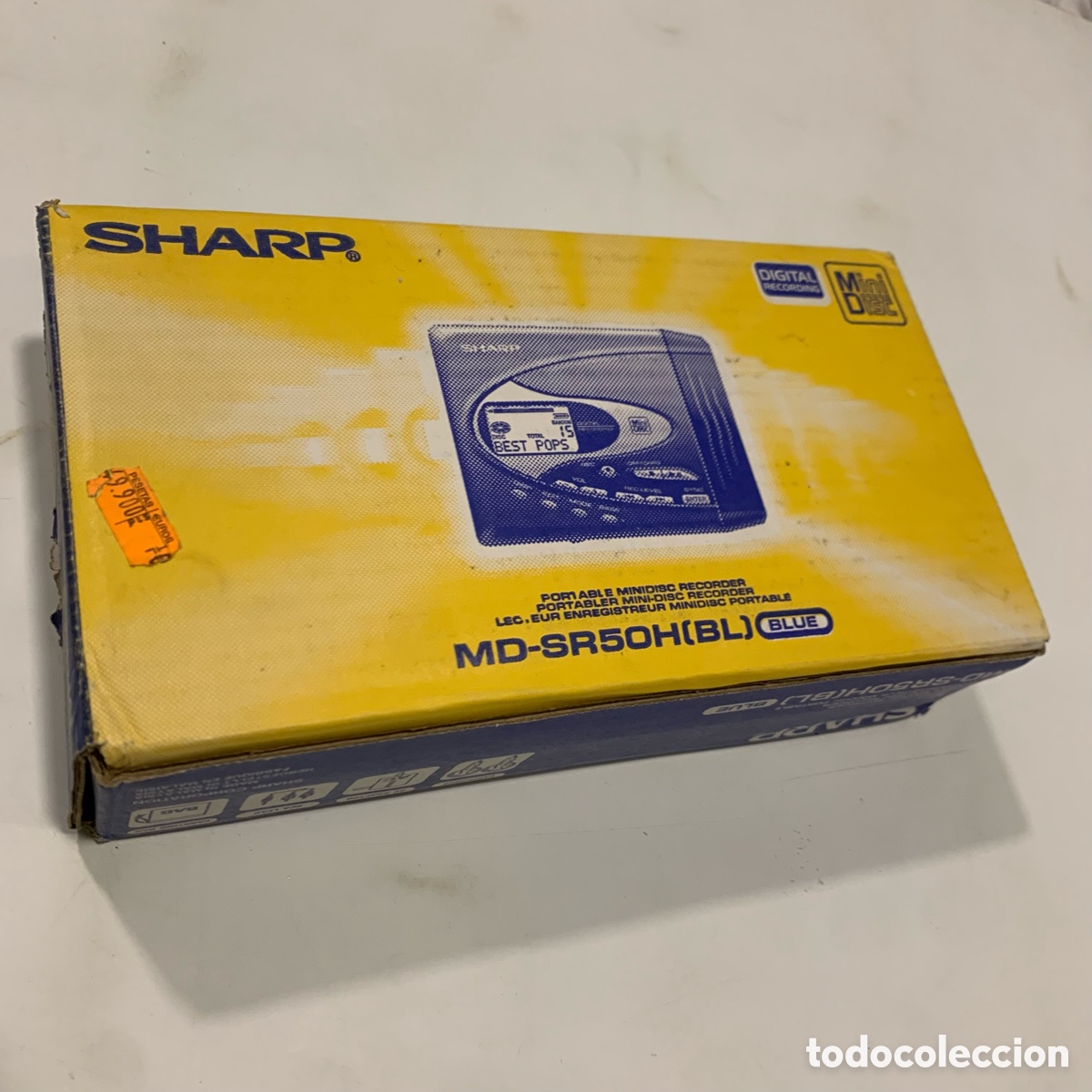 Radios antiguas: Caja vacia mini disc sharp md-sr50h minidisc - Foto 4