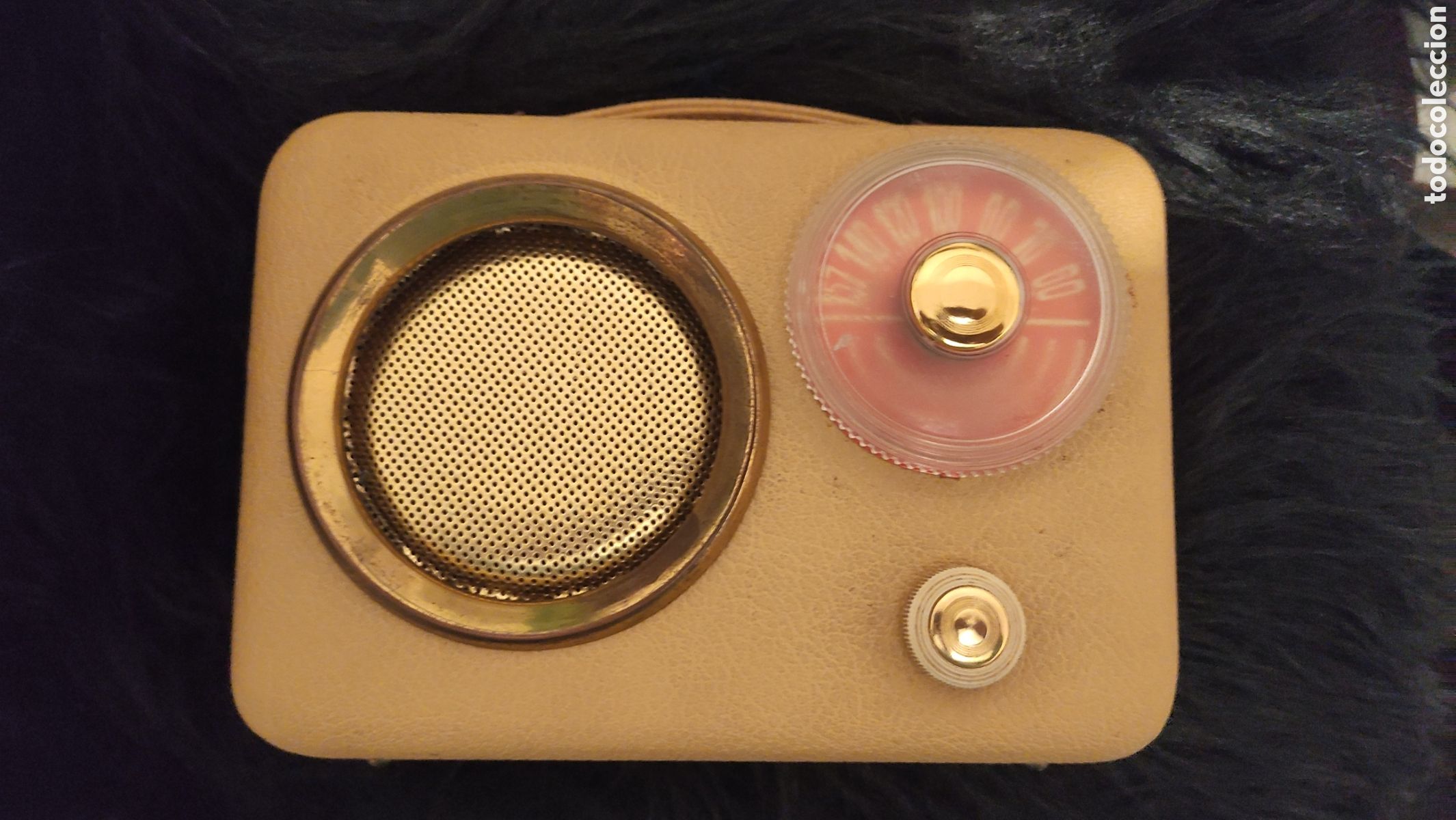 Radios antiguas: Radio vintage con funda - Foto 1