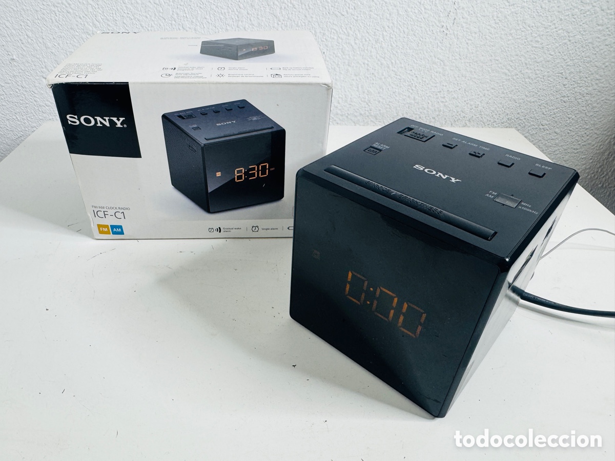Radios antiguas: Sony ICF-C1 Cube Radio - Foto 3