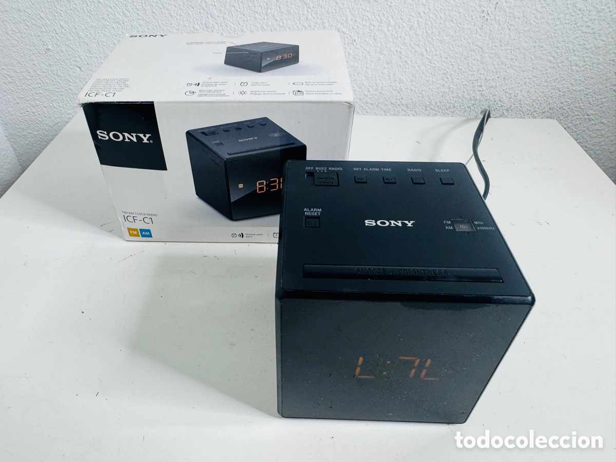 Radios antiguas: Sony ICF-C1 Cube Radio - Foto 5