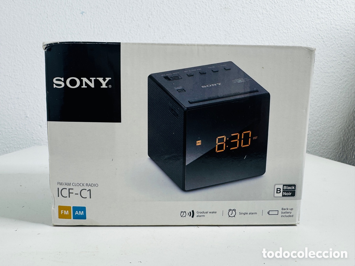 Radios antiguas: Sony ICF-C1 Cube Radio - Foto 1