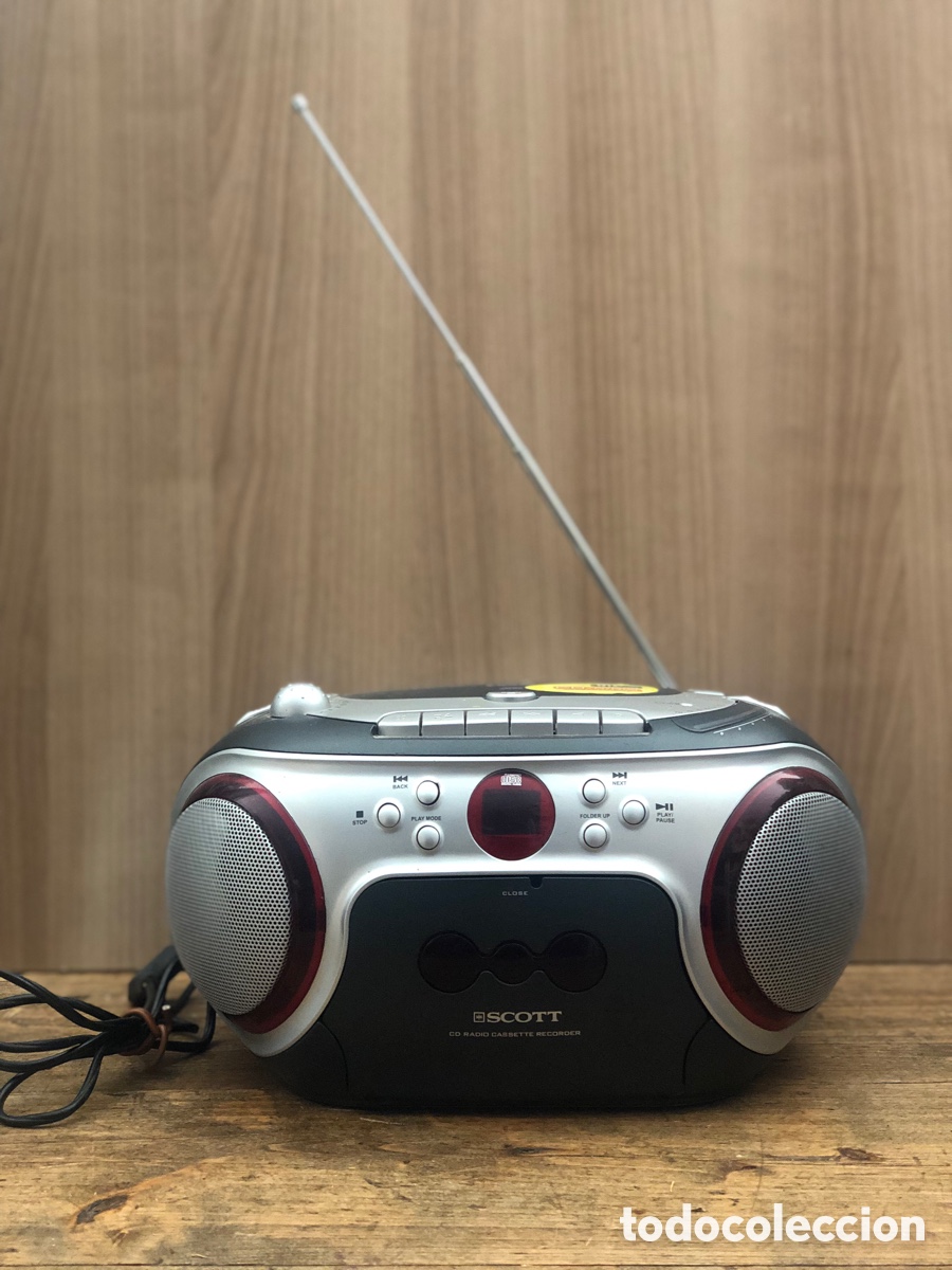 Radios antiguas: RADIO CASSETTE RECORDER SCOTT STEREO MP3/WMA/ CD - Foto 2