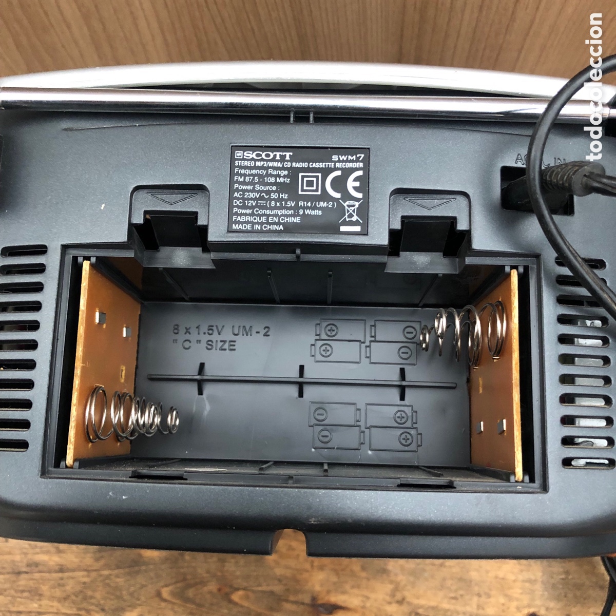 Radios antiguas: RADIO CASSETTE RECORDER SCOTT STEREO MP3/WMA/ CD - Foto 6