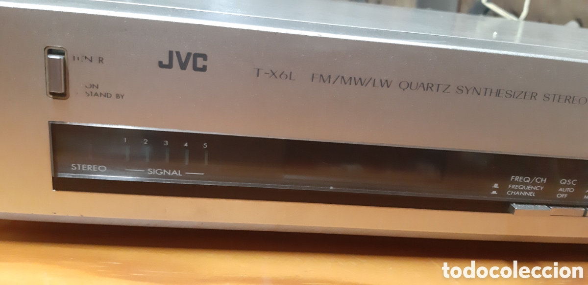 Radios antiguas: JVC Stereo Quartz Synthesizer TUNER - Foto 2