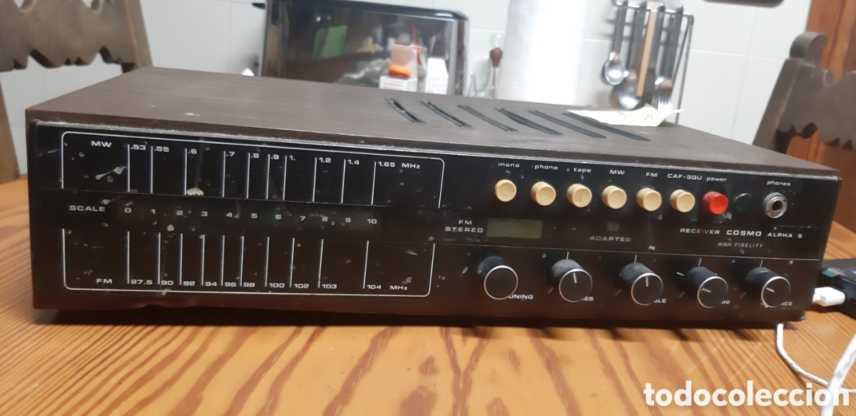 Radios antiguas: ALPHA 5 COSMO Receiver - Foto 1