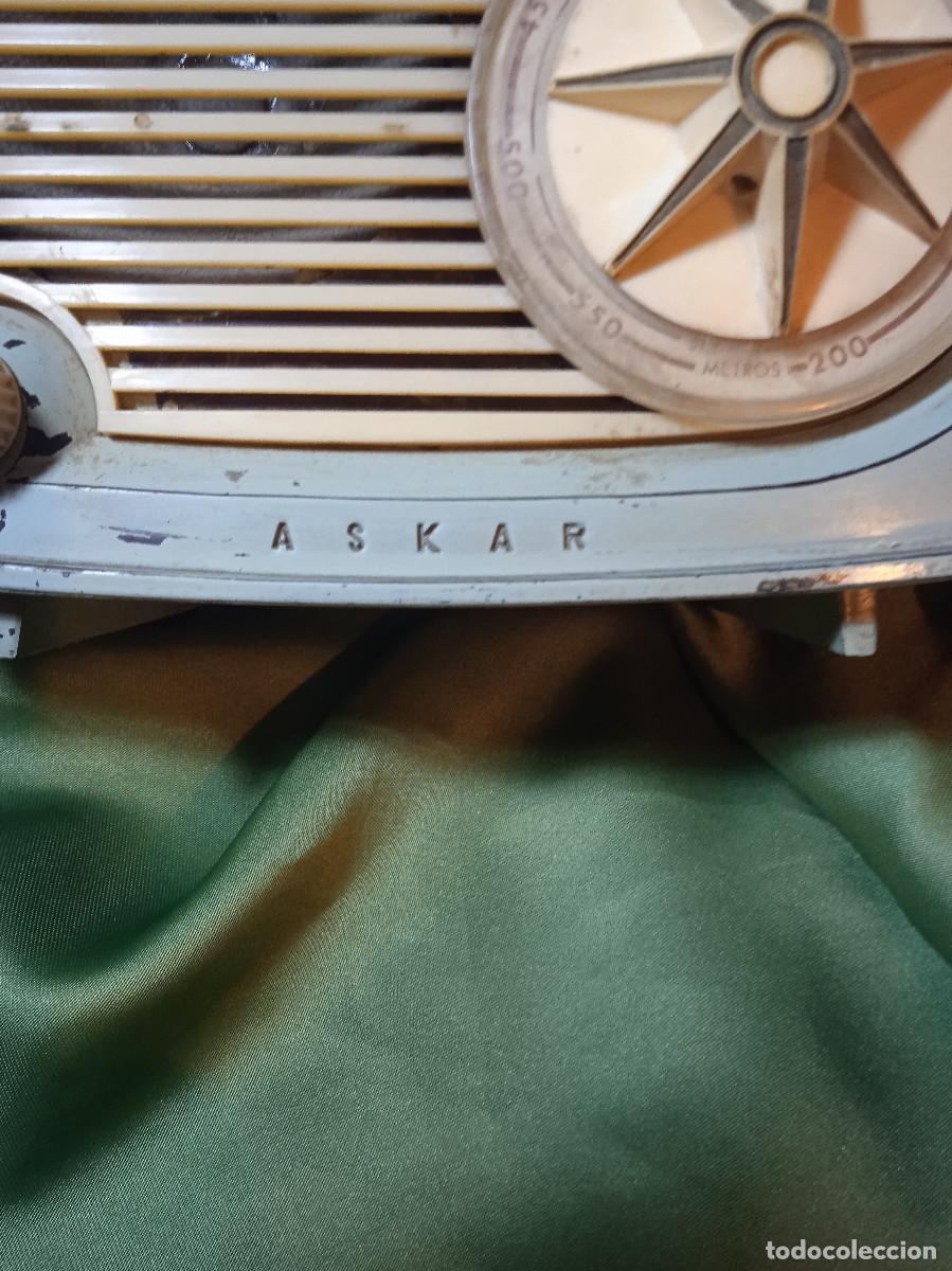 Radios antiguas: ASKAR MINIRARADIO A TUBES MODEL REF. BRE - Foto 2