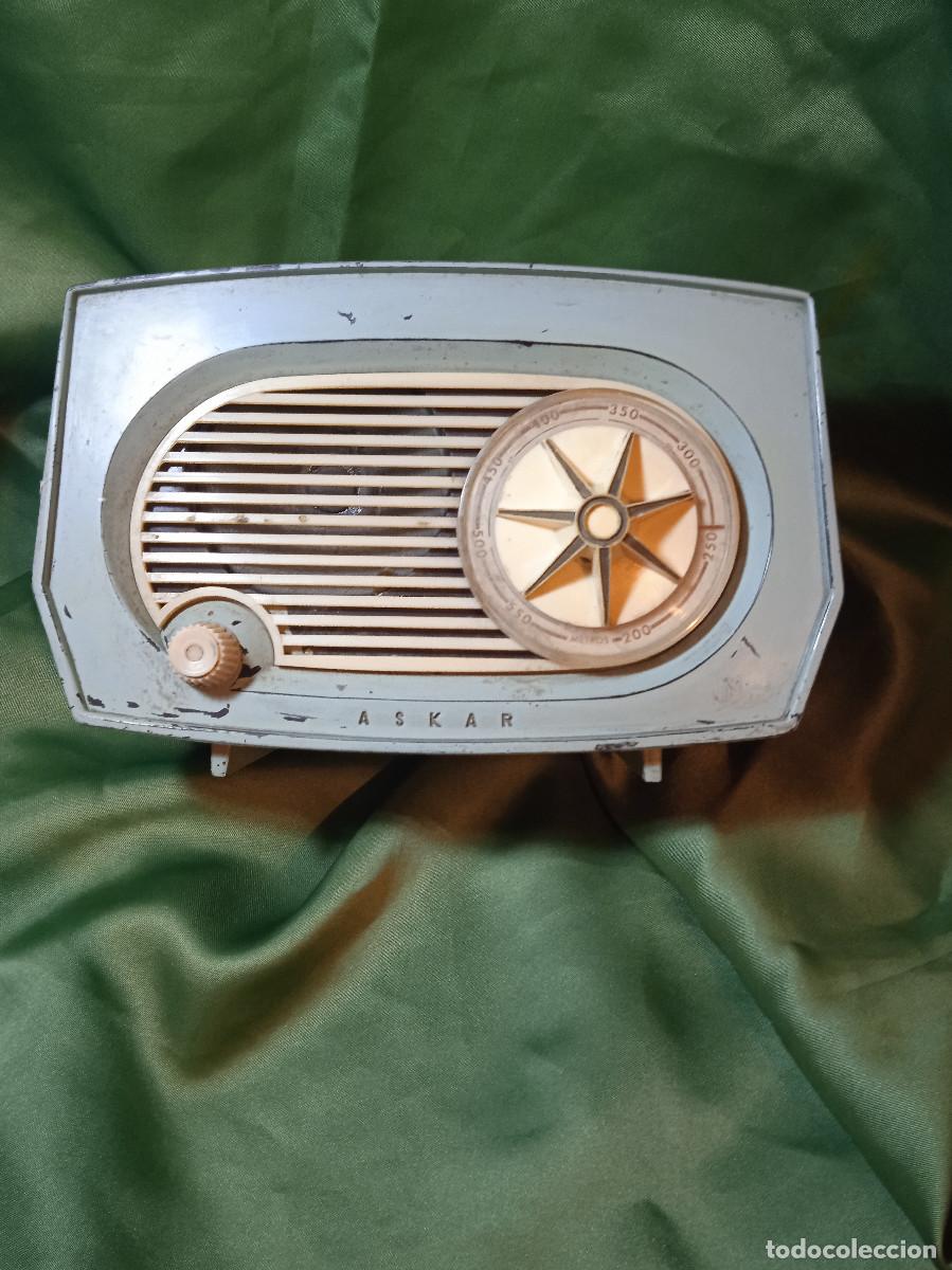 Radios antiguas: ASKAR MINIRARADIO A TUBES MODEL REF. BRE - Foto 1