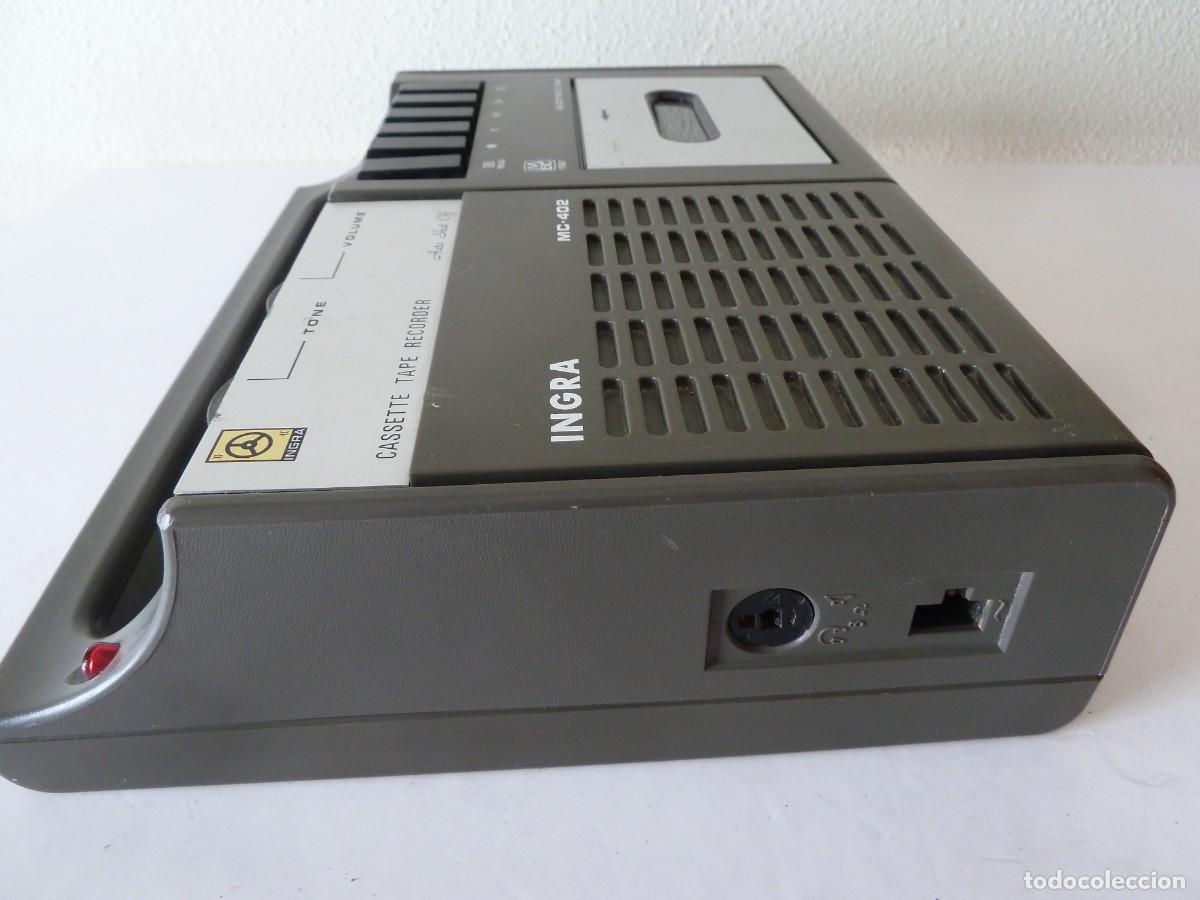 Radios antiguas: REPRODUCTOR DE CASSETTE=INGRA-MC&middot; 402= - Foto 4