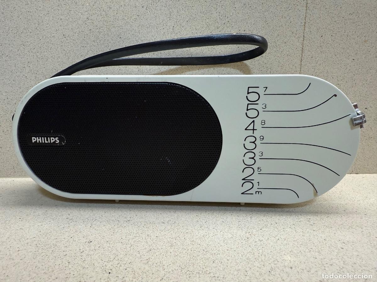 Radios antiguas: RADIO TRANSISTOR PHILIPS SPACE AGE - Foto 1