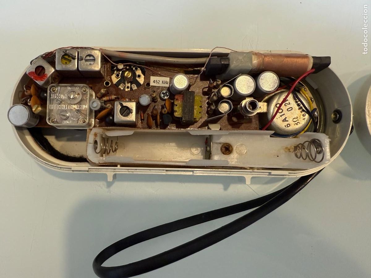 Radios antiguas: RADIO TRANSISTOR PHILIPS SPACE AGE - Foto 4