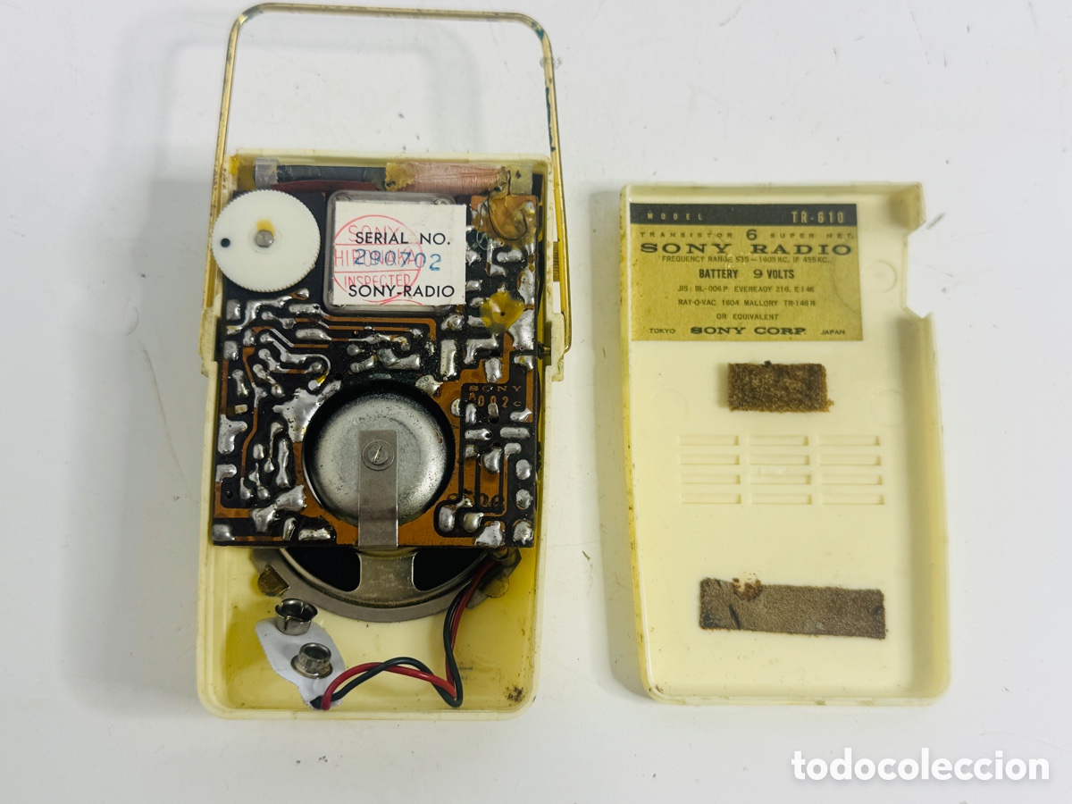Radios antiguas: Sony TR-610 Transistor 1958 - Foto 11