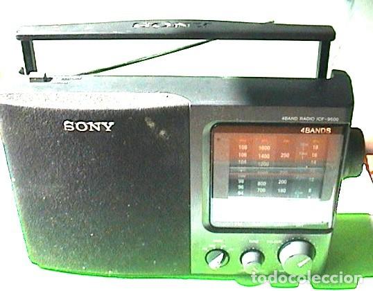 Radios antiguas: RADIO TRANSISTOR SONY ICF -9500 4BAND . FUNCIONANDO - Foto 6
