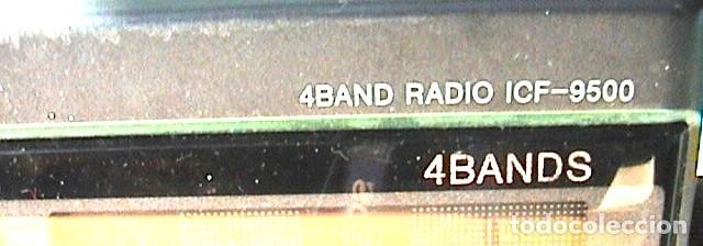 Radios antiguas: RADIO TRANSISTOR SONY ICF -9500 4BAND . FUNCIONANDO - Foto 7