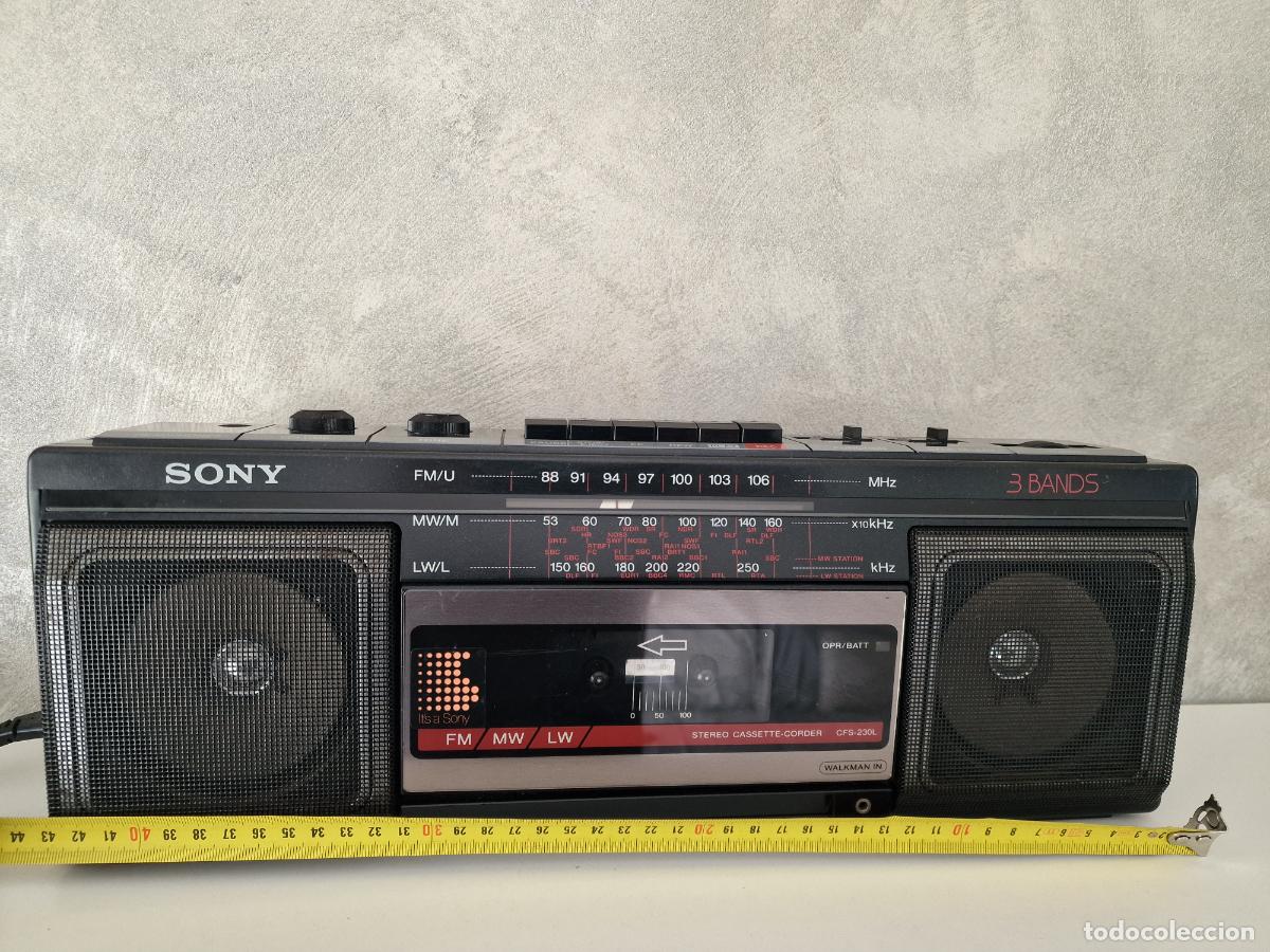 Radios antiguas: RADIO CASSETTE SONY CFS 230L - Foto 17