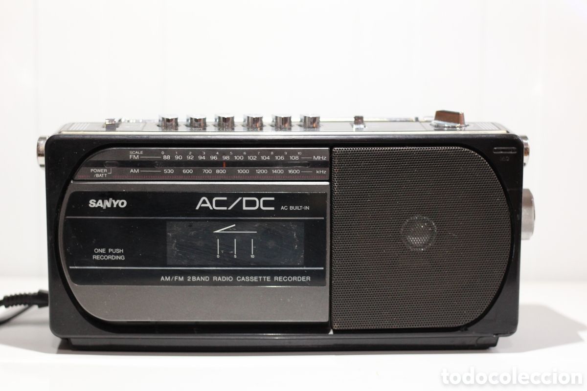 Radios antiguas: Radio cassette Sanyo. - Foto 1