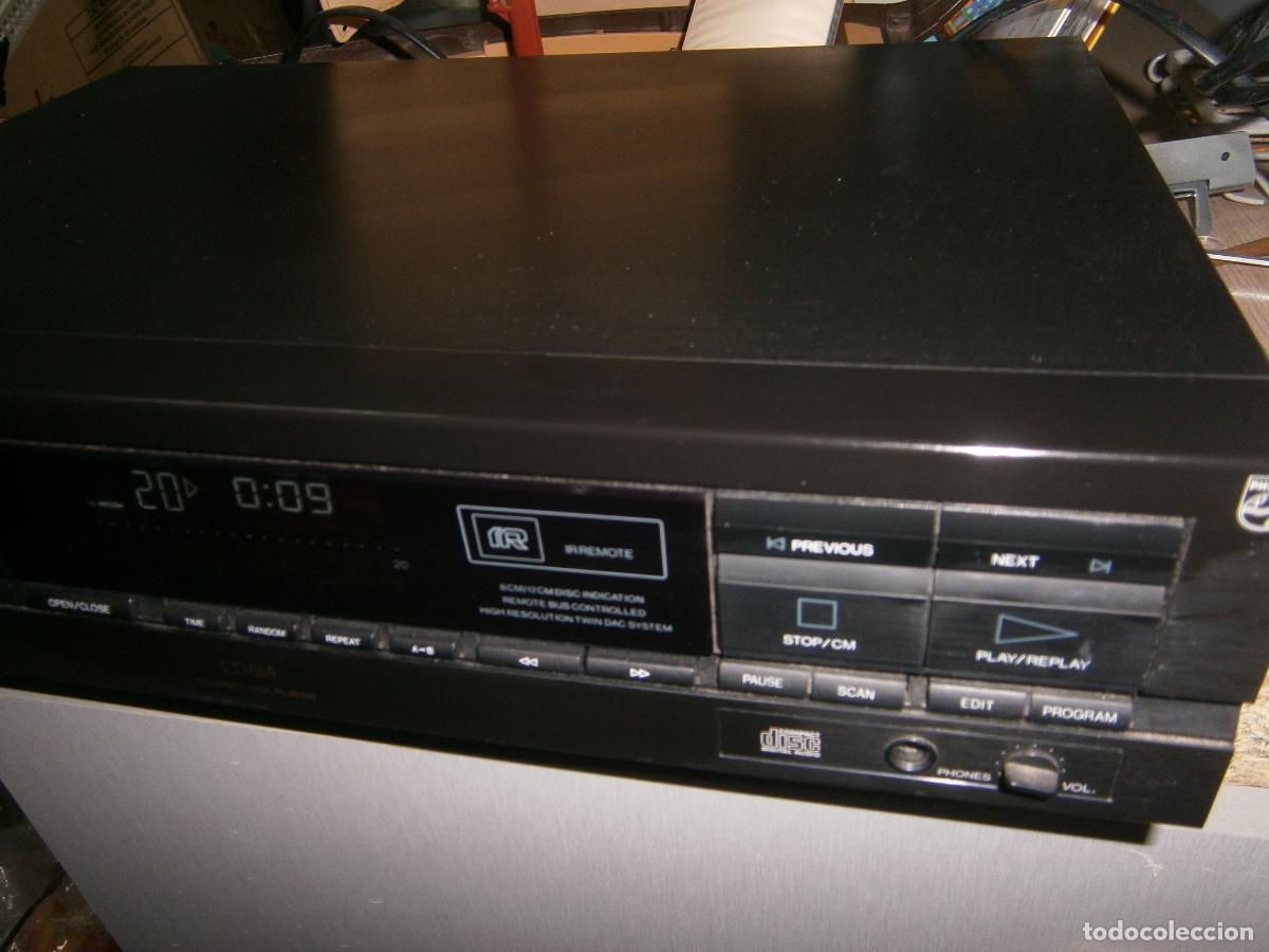 Radios antiguas: ESPECTACULAR COMPACT DISC PHILIPS TYPE CD 614/00B - Foto 2