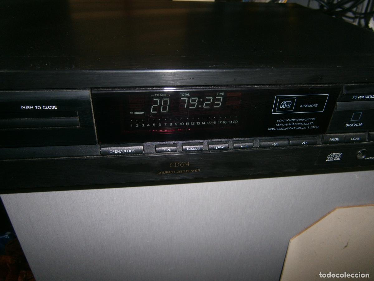 Radios antiguas: ESPECTACULAR COMPACT DISC PHILIPS TYPE CD 614/00B - Foto 4