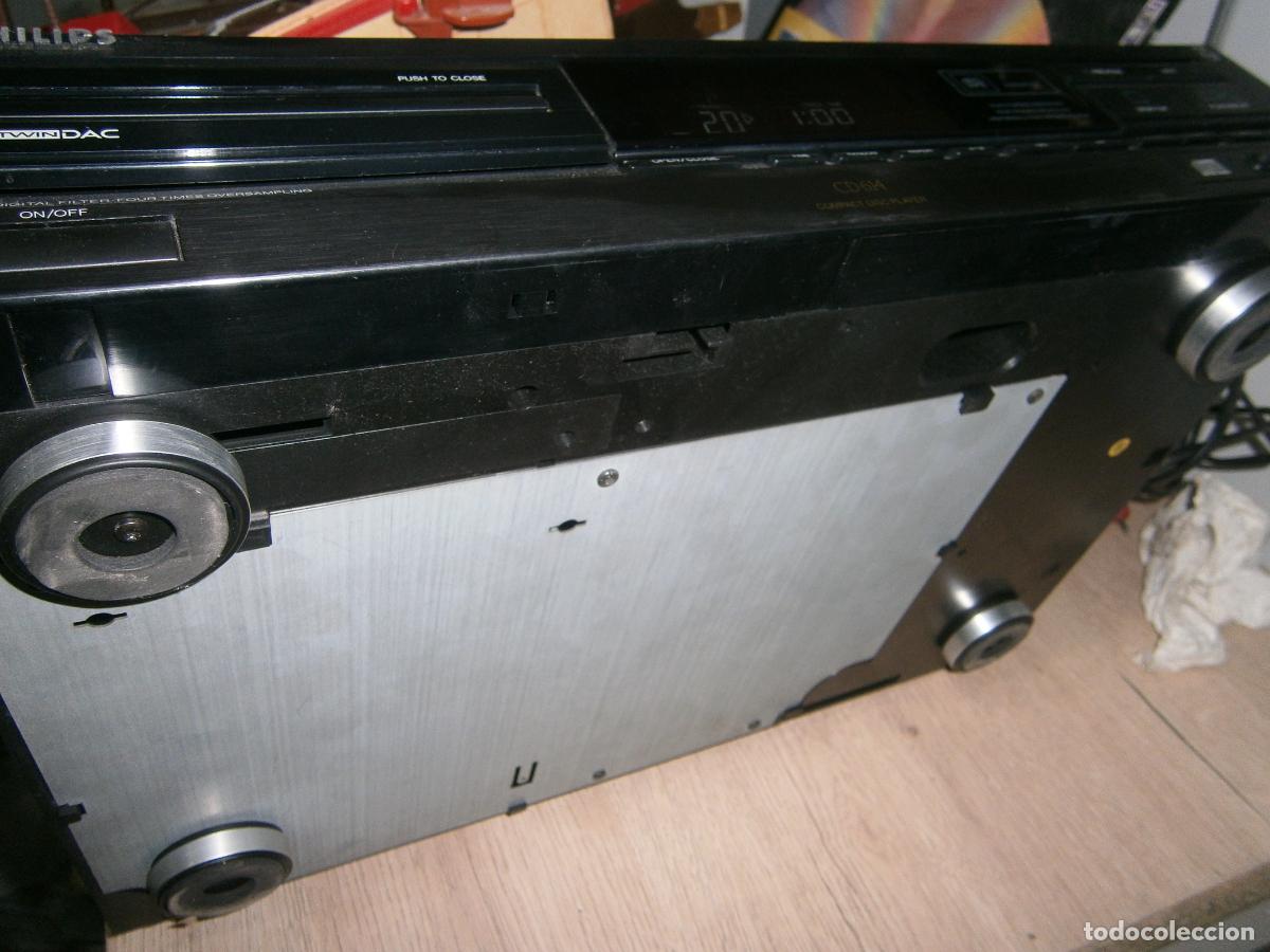 Radios antiguas: ESPECTACULAR COMPACT DISC PHILIPS TYPE CD 614/00B - Foto 6