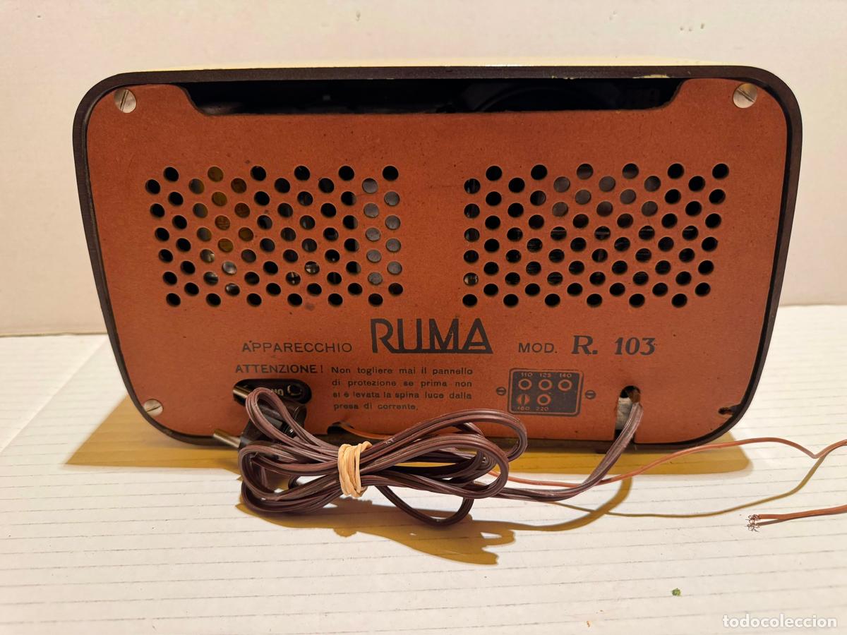 Radios antiguas: RADIO DE BAQUELITA RUMA SIN EXTRENAR - Foto 5