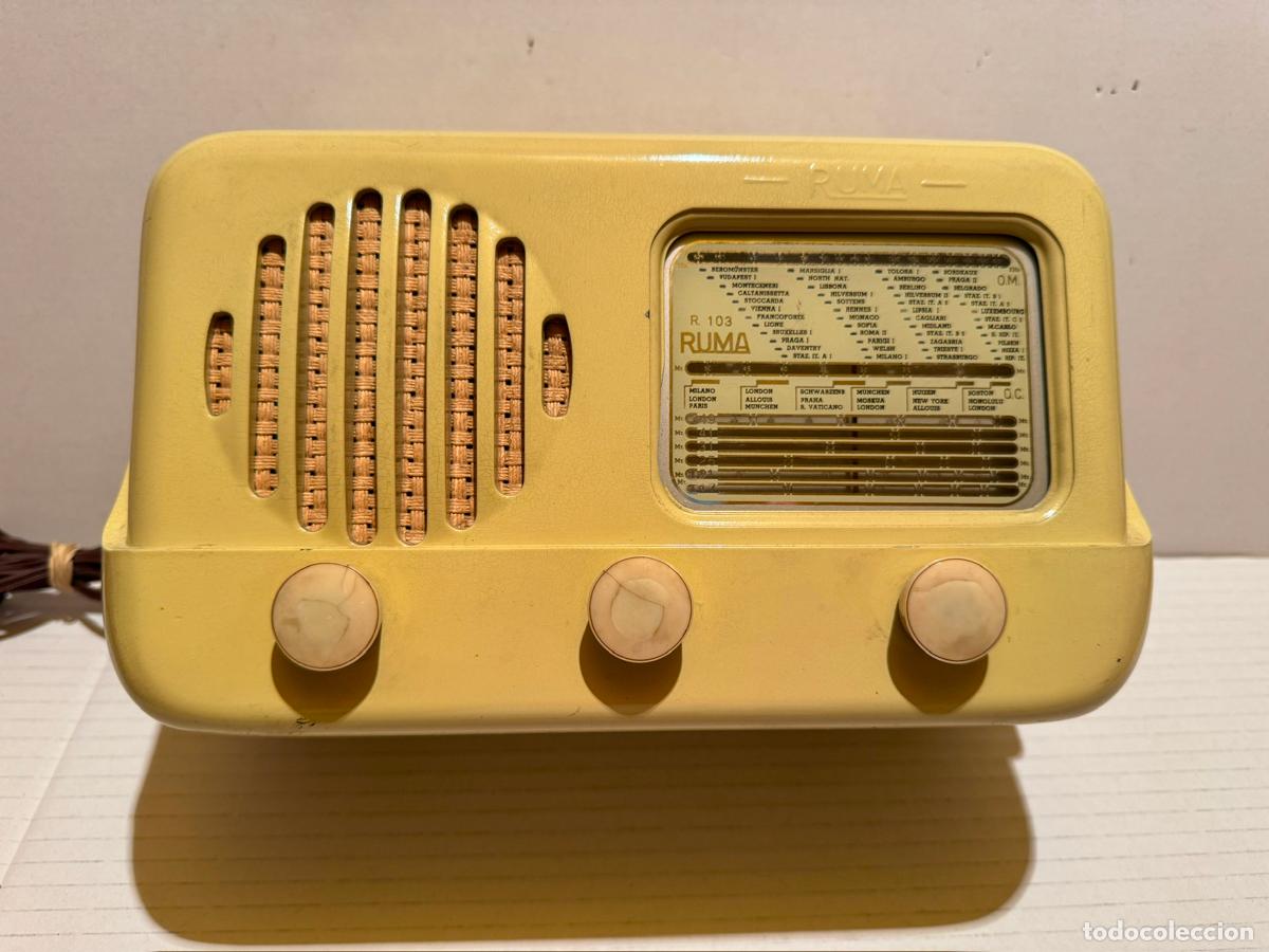 Radios antiguas: RADIO DE BAQUELITA RUMA SIN EXTRENAR - Foto 1