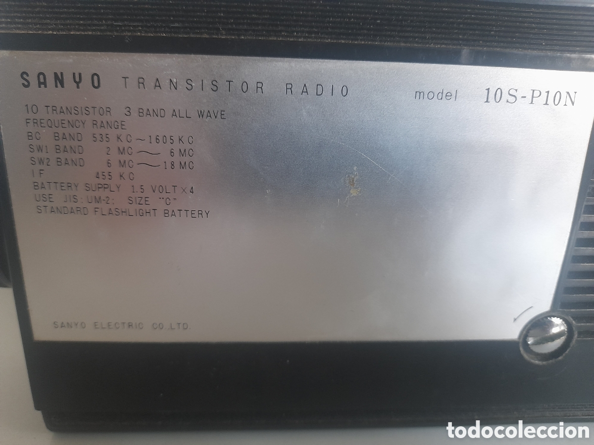 Radios antiguas: SANYO TRANSCONTINENTAL - Foto 4