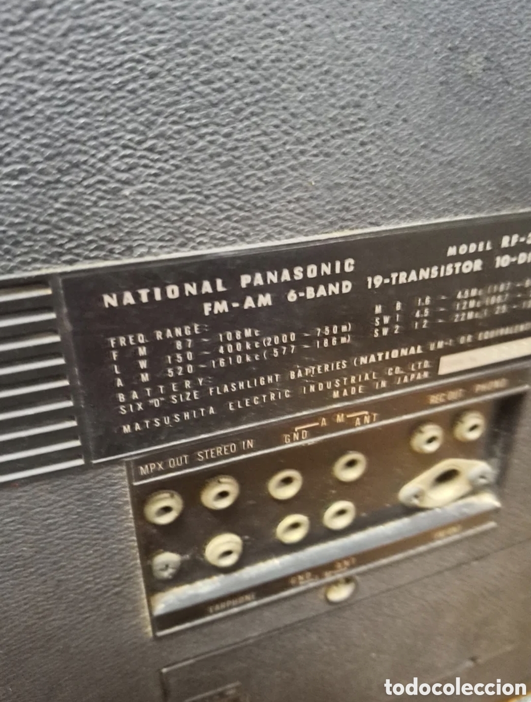 Radios antiguas: Radio transistor PANASONIC R 3000 marca rull - Foto 4