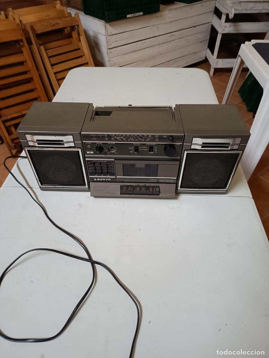 Radios antiguas: Radiocasette Sanyo M971LU - Foto 1
