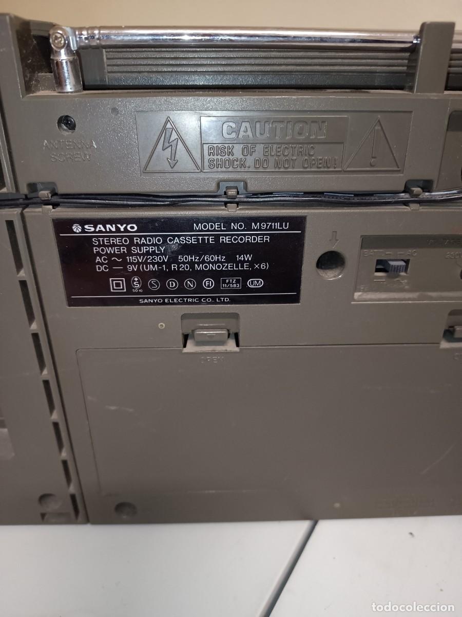 Radios antiguas: Radiocasette Sanyo M971LU - Foto 4