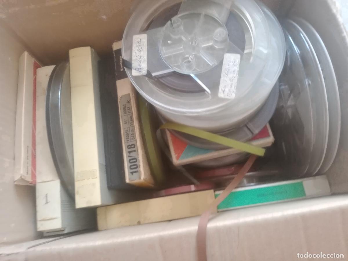 Radios antiguas: CAJA DE 23 CINTAS MAGN&Eacute;TICAS DE MAGNET&Oacute;FONO - Foto 1