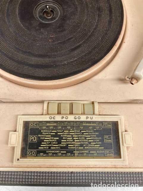 Radios antiguas: Maletin tocadiscos LA VOIX DE SON MAITRE - Foto 2