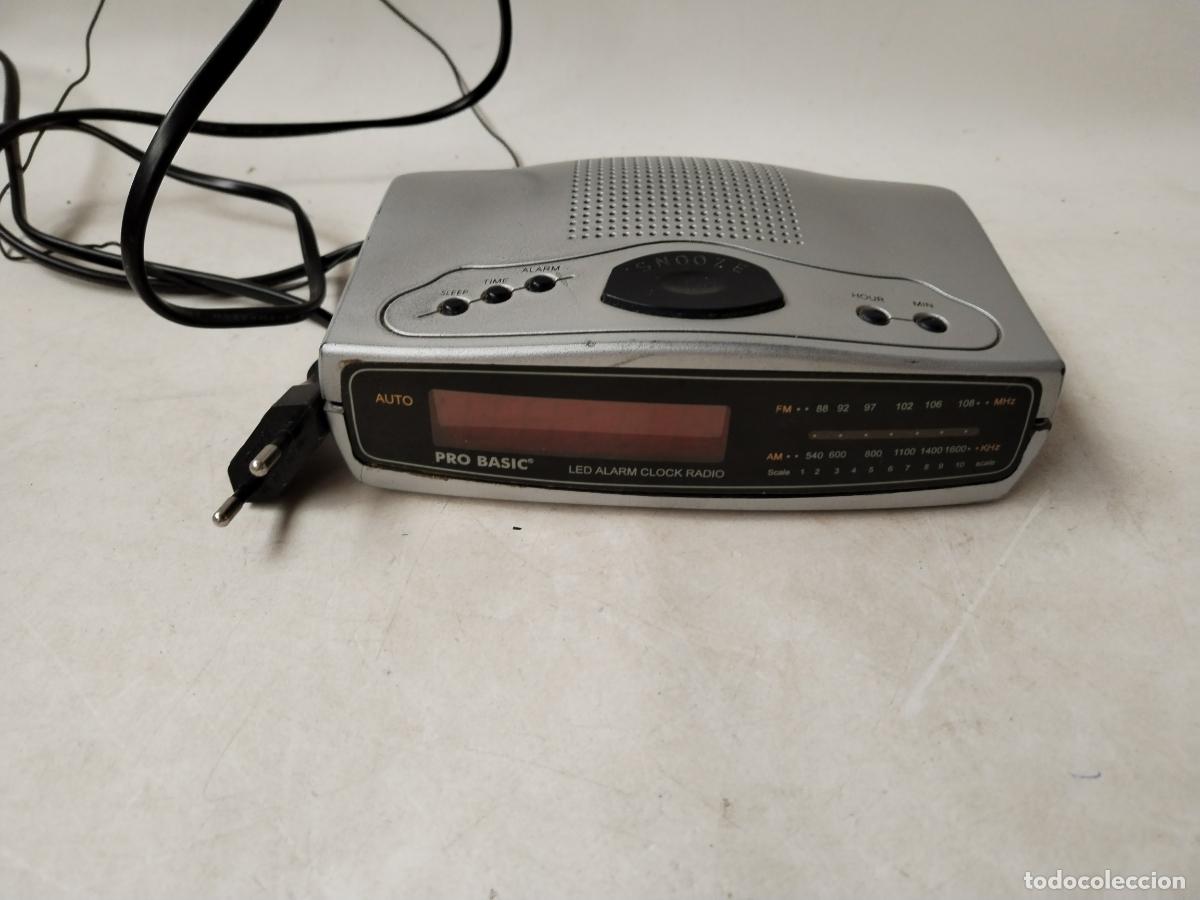 Radios antiguas: led alarm clock radio pro basic model cr550 - Foto 1