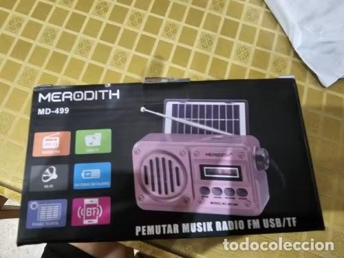 Radios antiguas: RADIO RECARGABLE SOLAR NUEVA - Foto 4