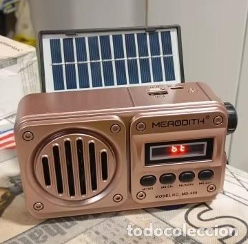 Radios antiguas: RADIO RECARGABLE SOLAR NUEVA - Foto 1