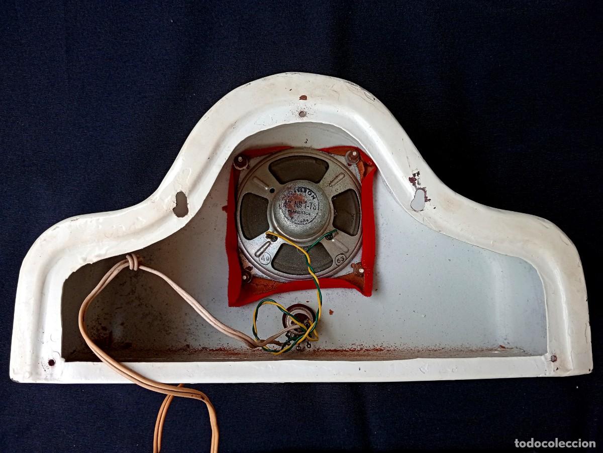 Radios antiguas: ANTIGUO ALTAVOZ CON FORMA DE RADIO - Foto 7