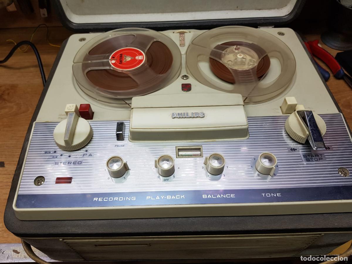 Radios antiguas: GRABADOR/MAGNETOFON PHILIPS TIPO EL 3547 A/00A - Foto 1