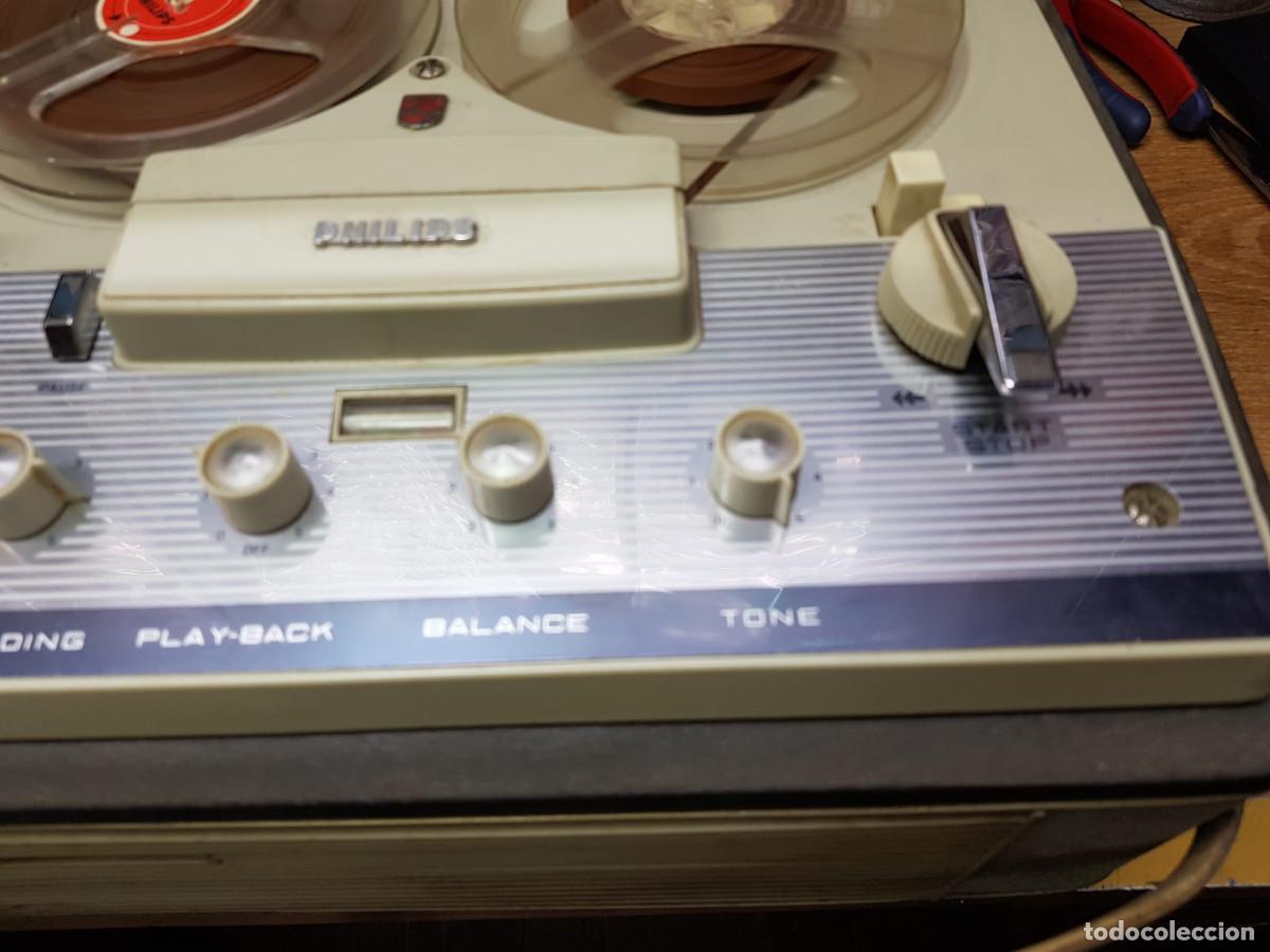 Radios antiguas: GRABADOR/MAGNETOFON PHILIPS TIPO EL 3547 A/00A - Foto 3