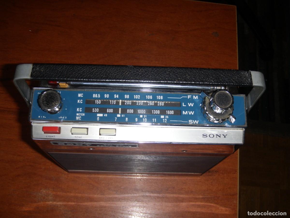 Radios antiguas: RADIO SONY 7F-74DL 11 TRANSISTOR FUNCIONANDO - Foto 2