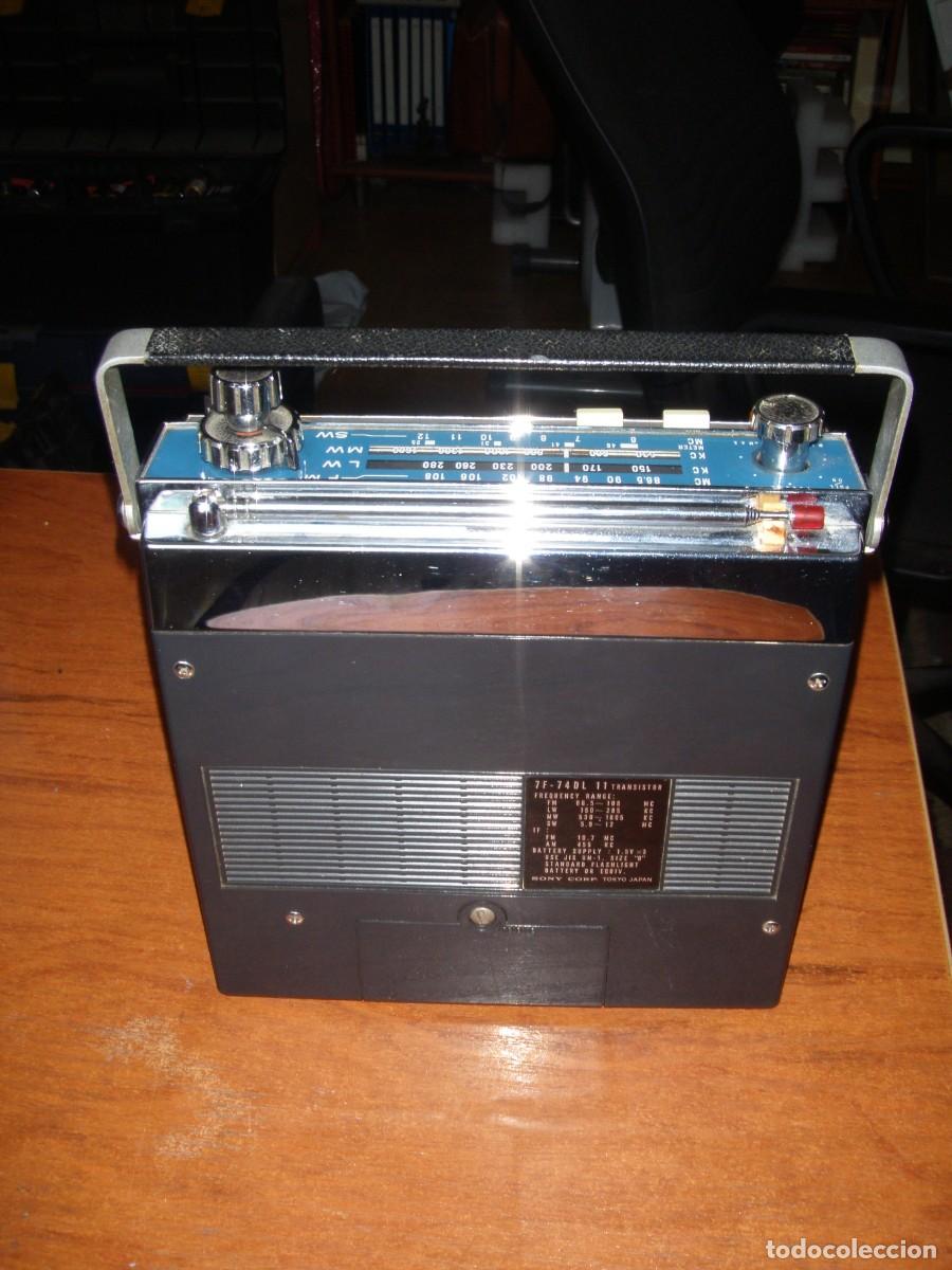 Radios antiguas: RADIO SONY 7F-74DL 11 TRANSISTOR FUNCIONANDO - Foto 5