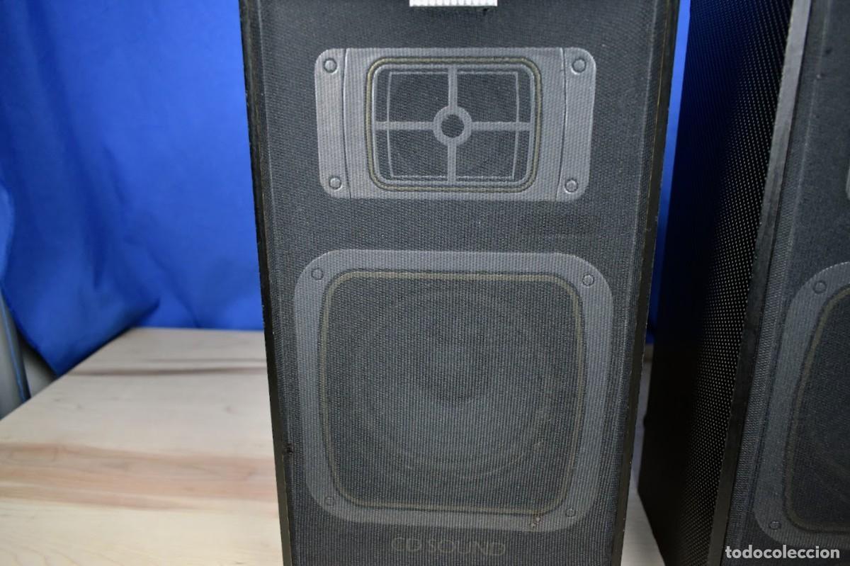 Radios antiguas: Pareja de bafles Sanyo SX-W40CD - Foto 3
