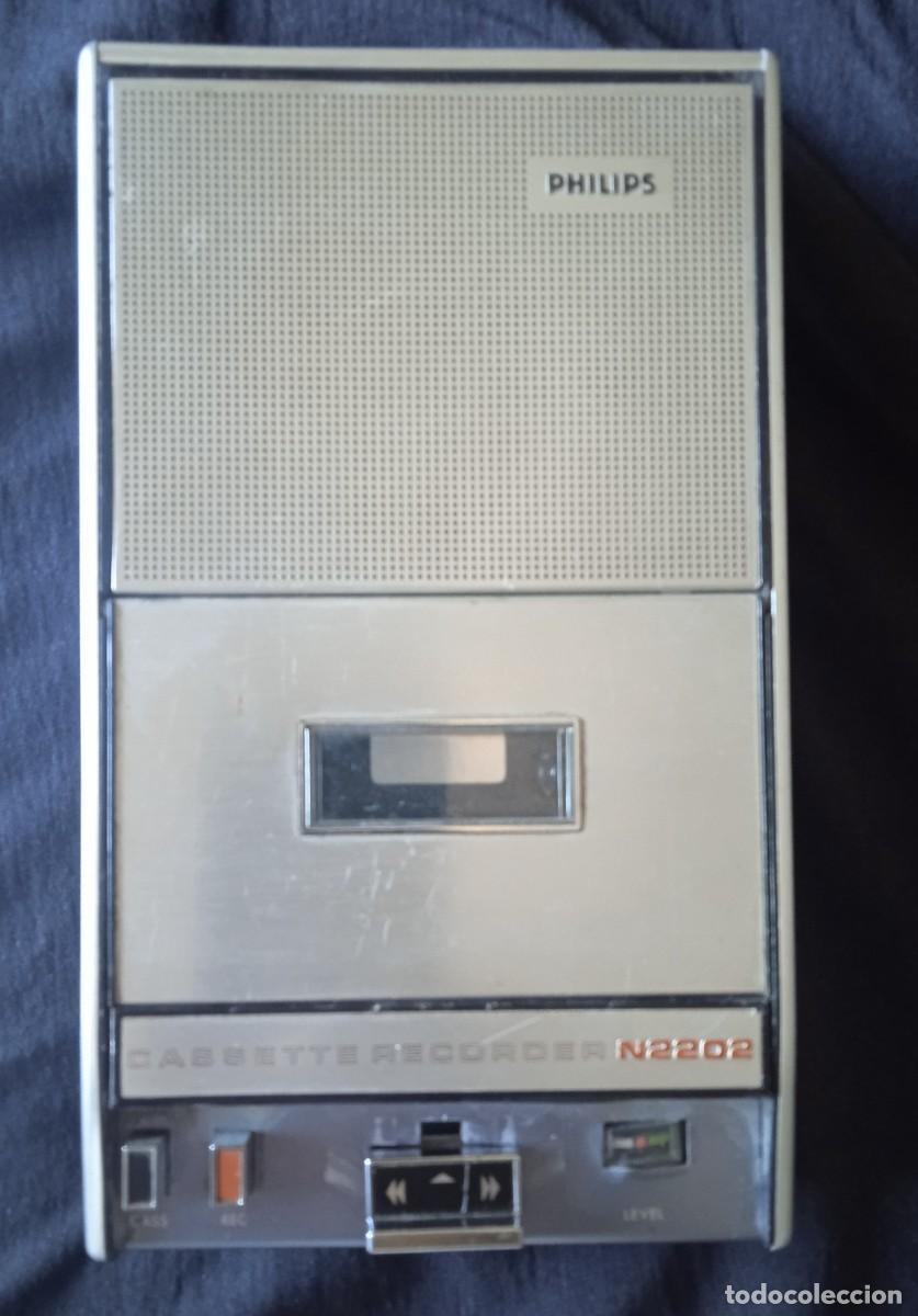 Radios antiguas: Cassette recorder Philips N2202 - Foto 1