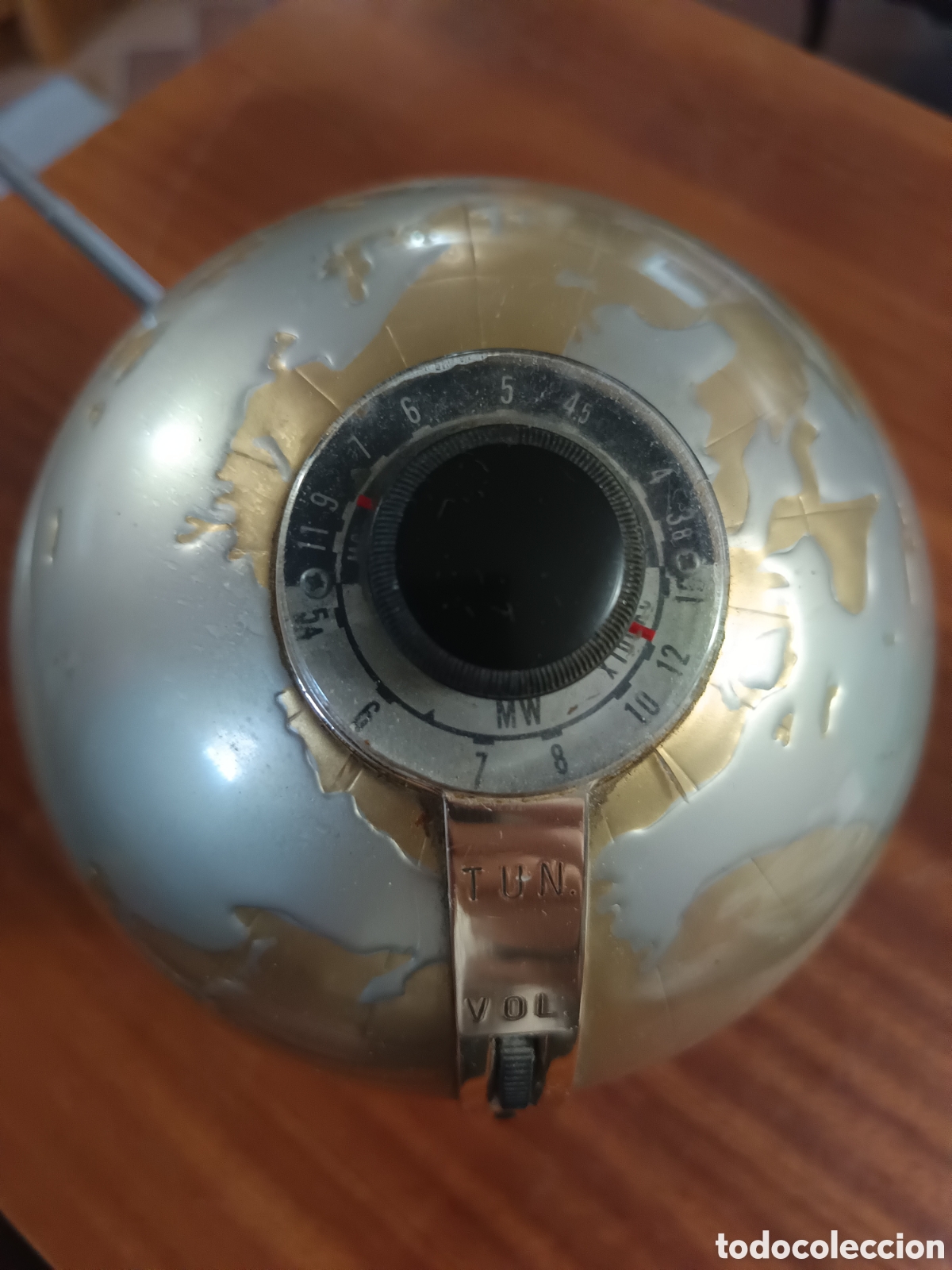 Radios antiguas: Radio globo Tierra Vintage - Foto 3