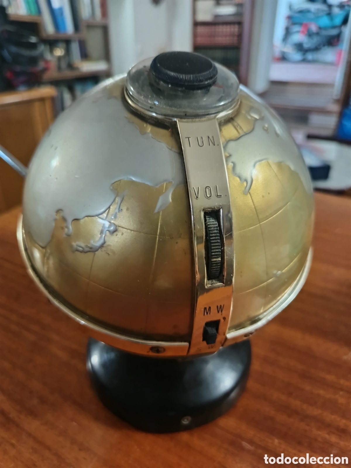 Radios antiguas: Radio globo Tierra Vintage - Foto 4