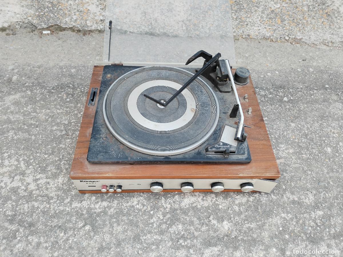 Radios antiguas: Tocadiscos K&ouml;niger 5001 - Foto 9