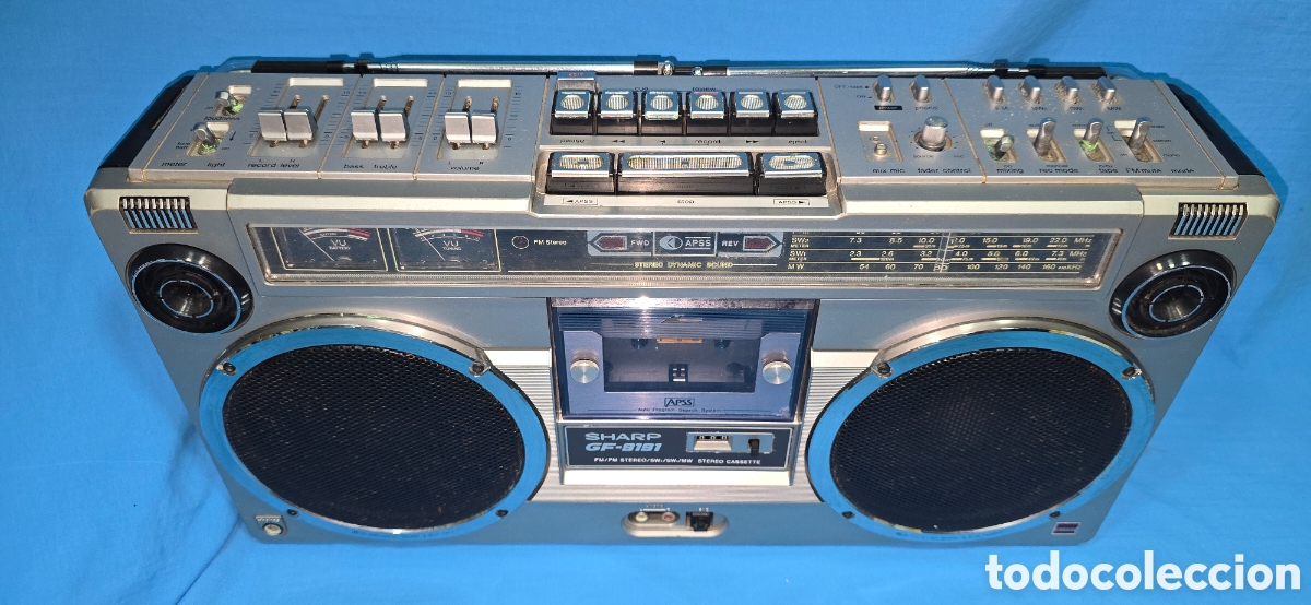 Radios antiguas: RADIO SHARP MODEL N&deg; GF-9191X . NO FUNCIONA. L - Foto 2