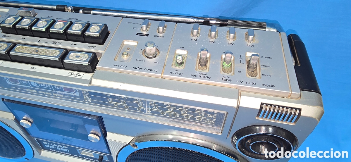 Radios antiguas: RADIO SHARP MODEL N&deg; GF-9191X . NO FUNCIONA. L - Foto 4