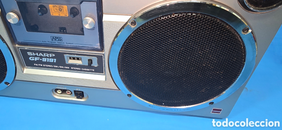 Radios antiguas: RADIO SHARP MODEL N&deg; GF-9191X . NO FUNCIONA. L - Foto 5