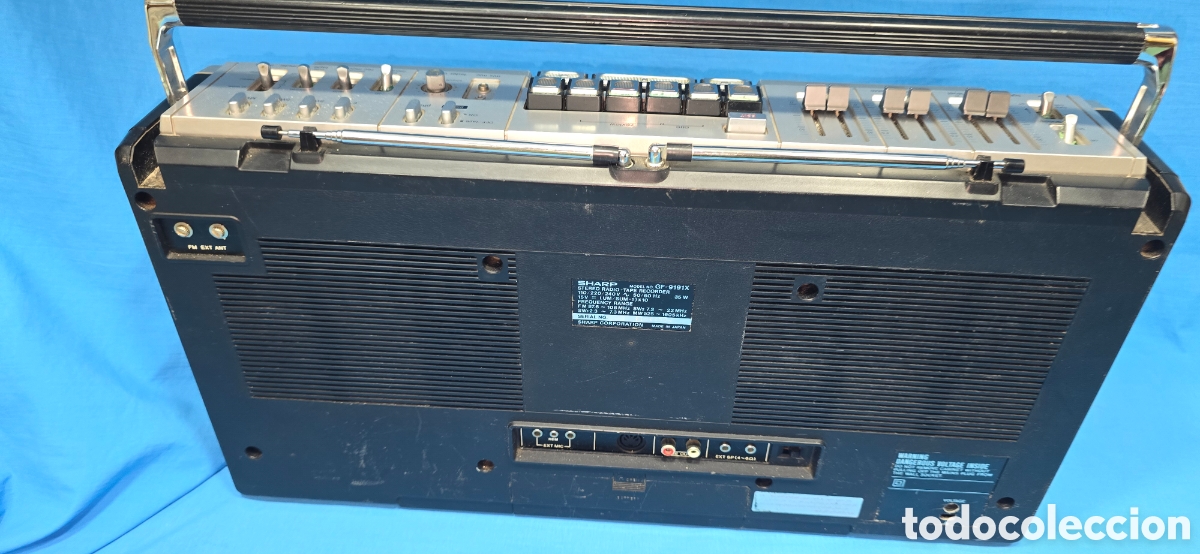 Radios antiguas: RADIO SHARP MODEL N&deg; GF-9191X . NO FUNCIONA. L - Foto 7